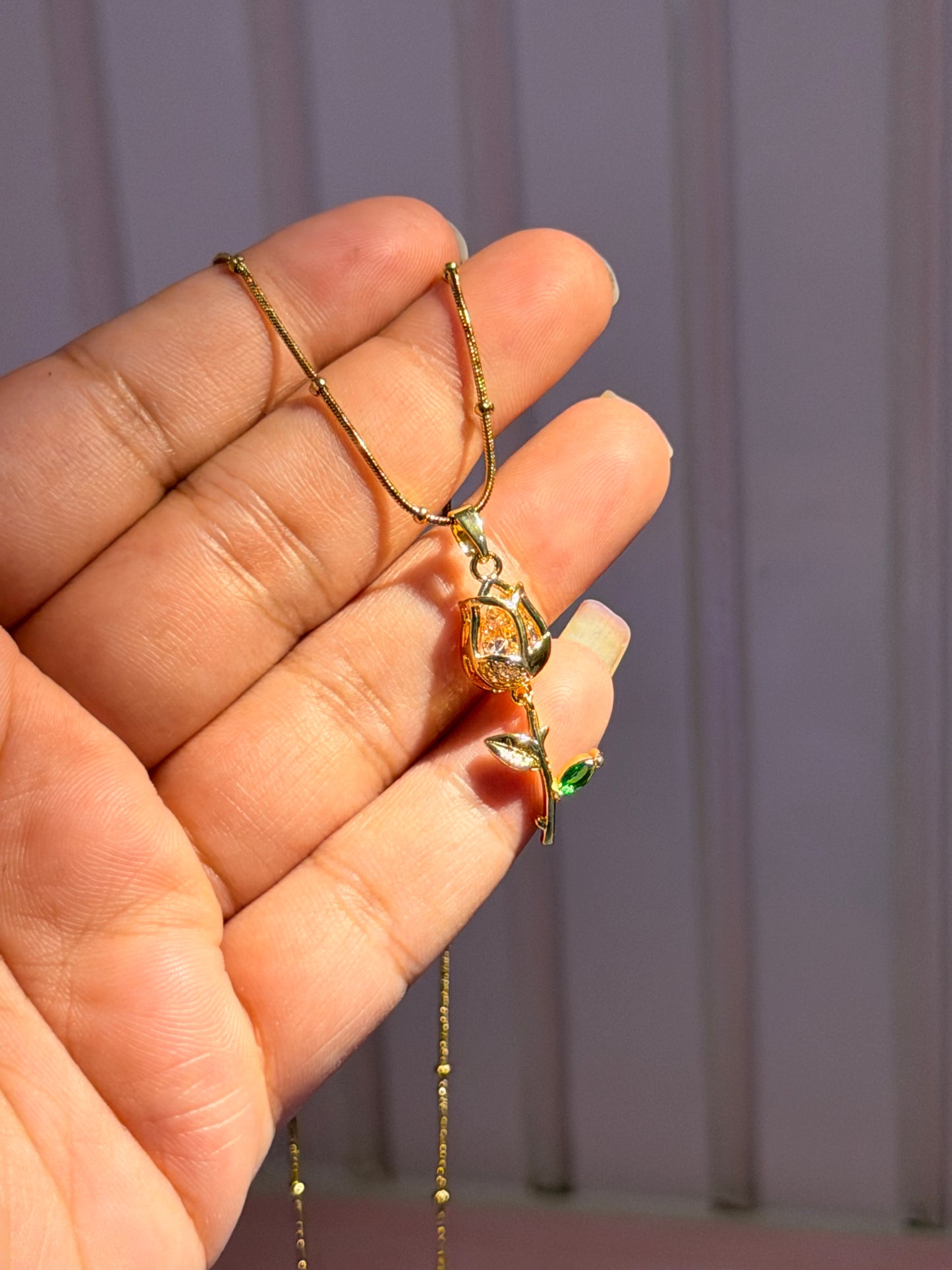 Enchanted tulip pendent