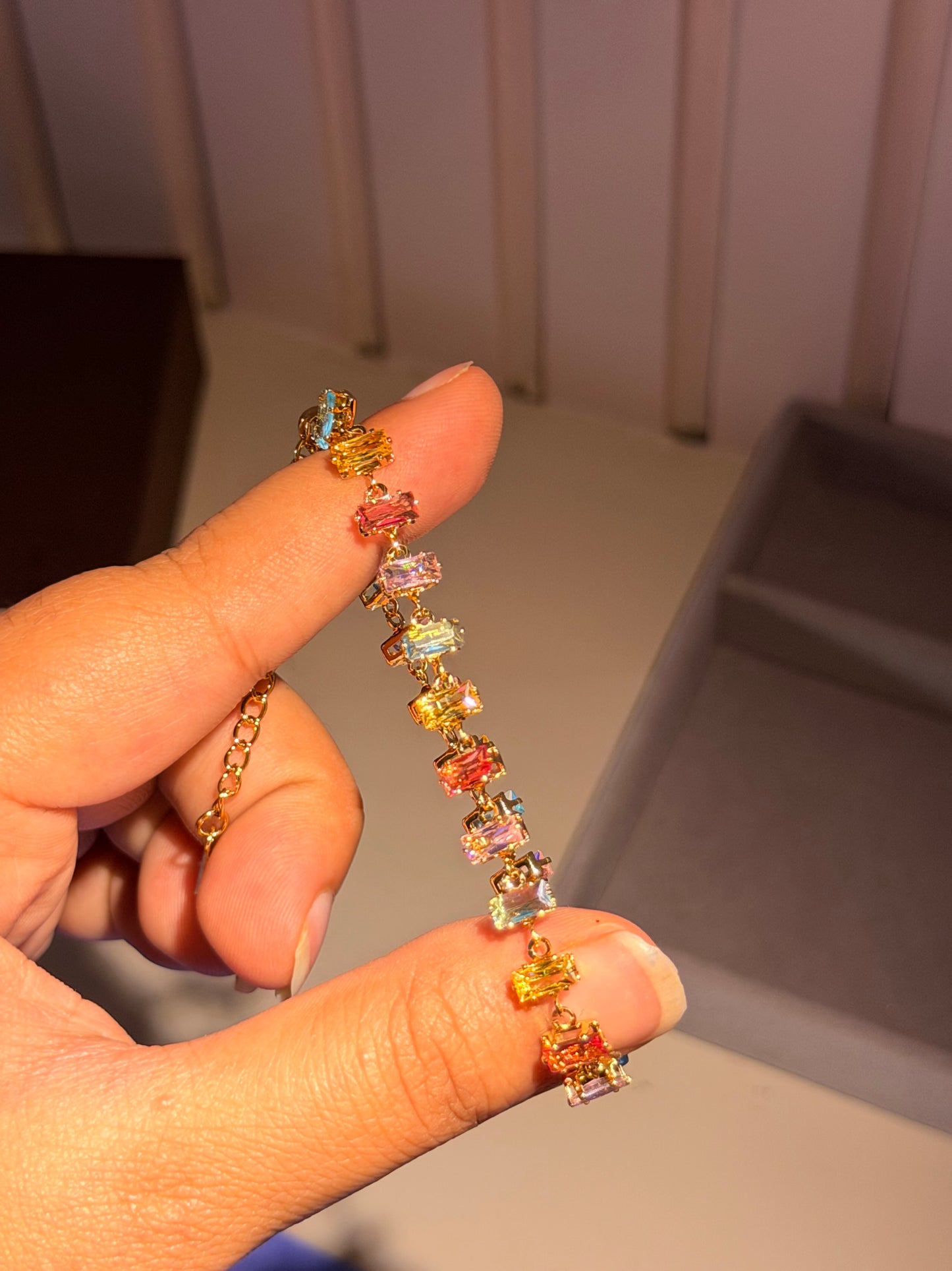 Candy Baguette Tennis Bracelet