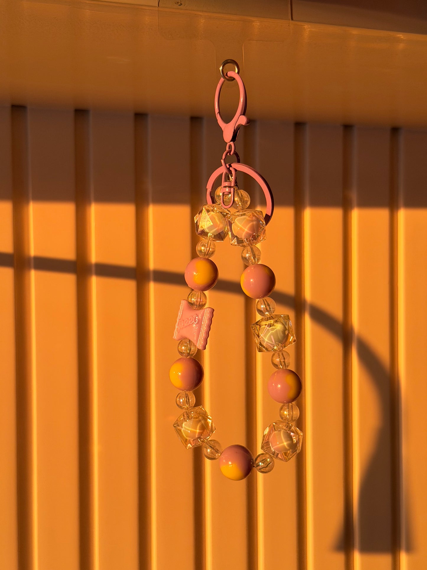Lavender candy bag/phone charm
