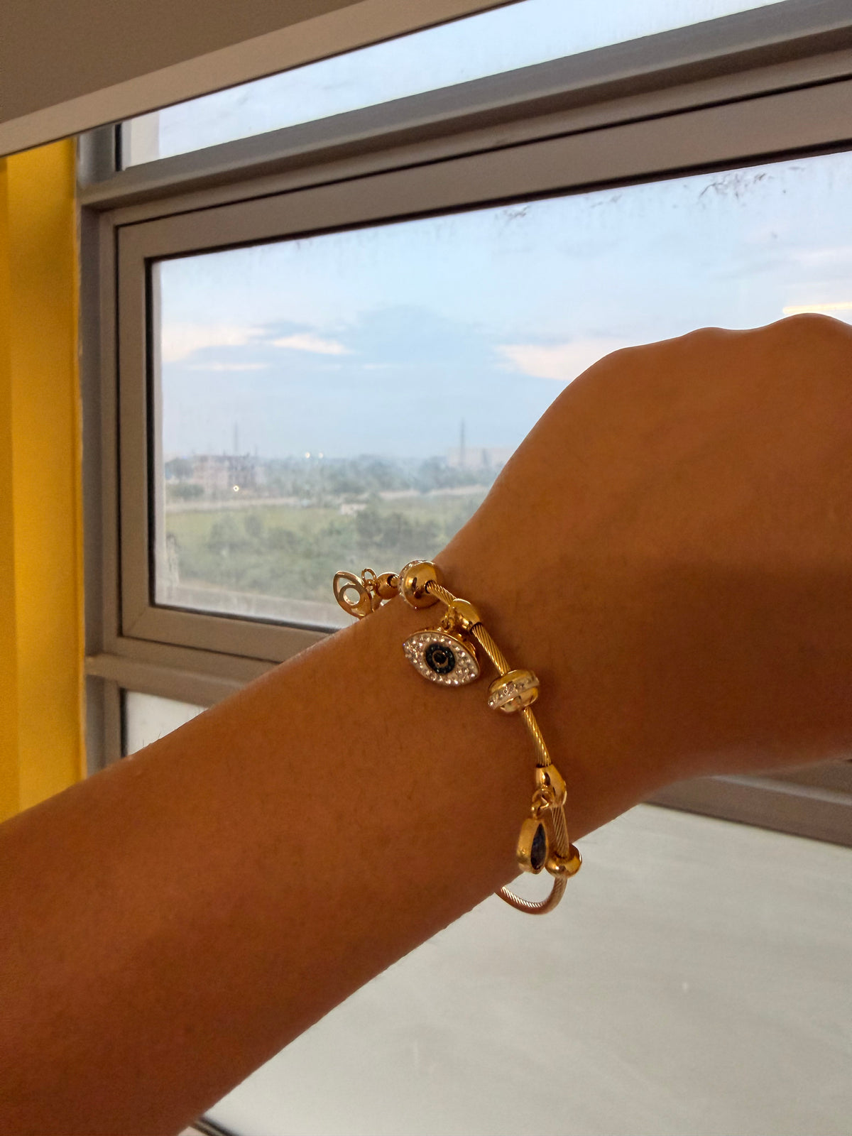 Evil Eye Luxe Charm Bracelet