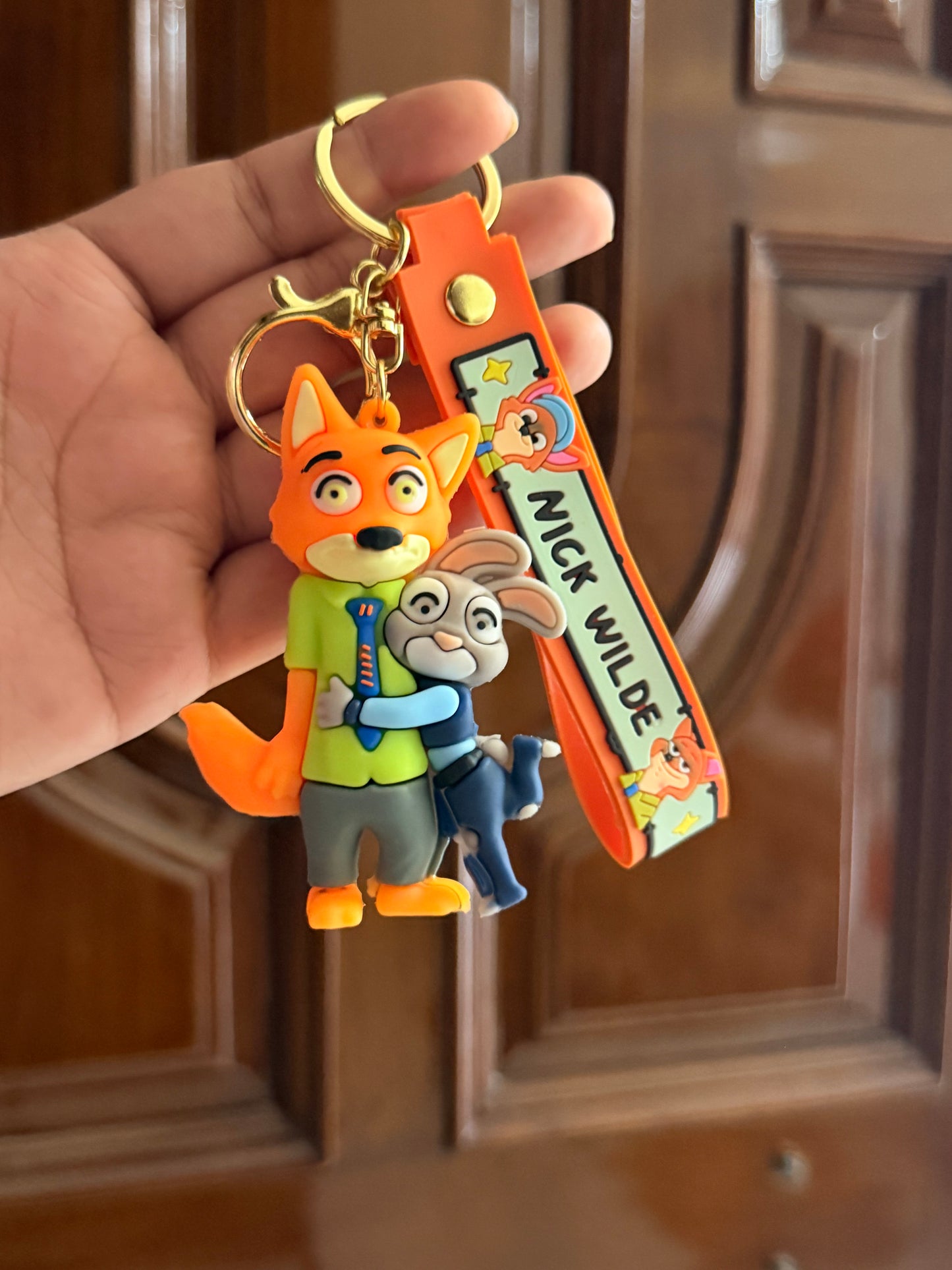 Zootopia silicon keychain
