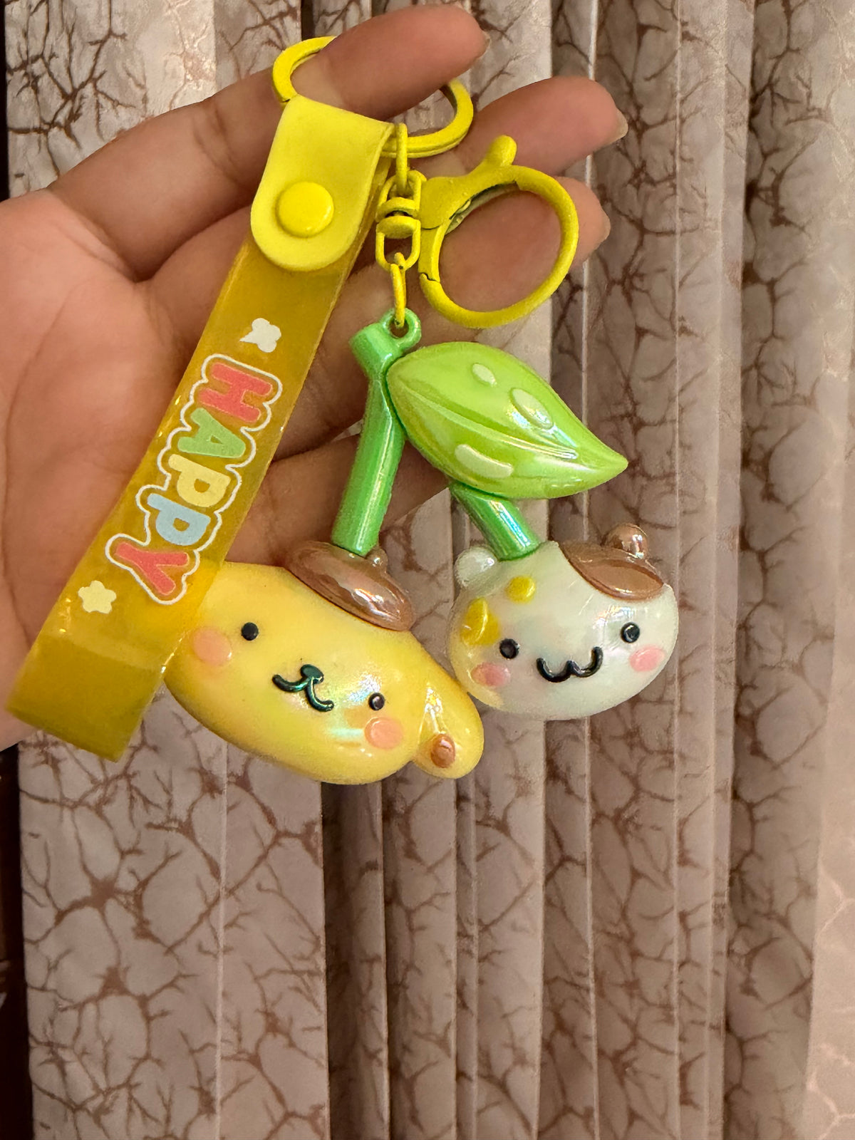 Cute Fruit Duo Keychain