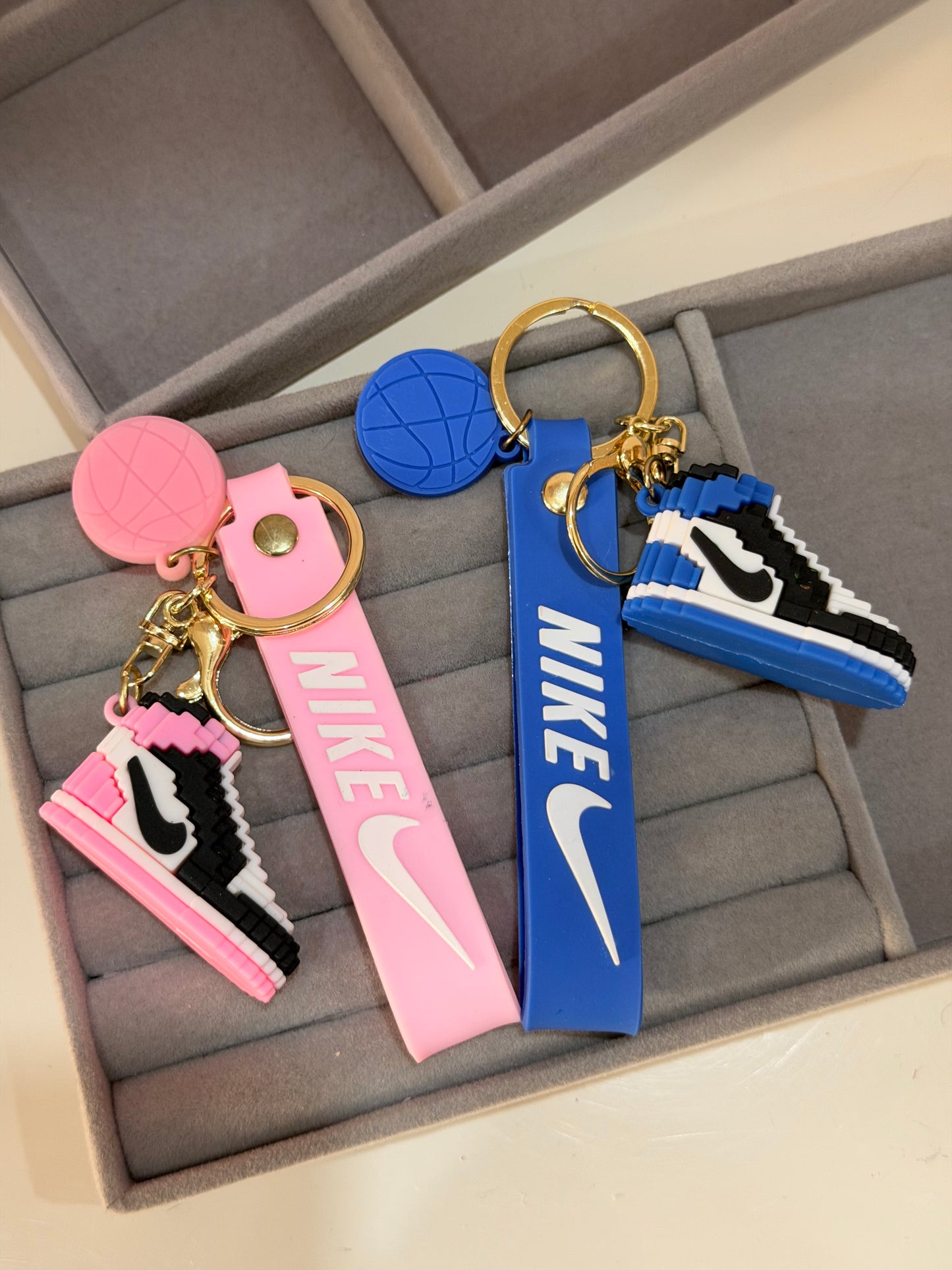 Nike silicon keychain (Blue)