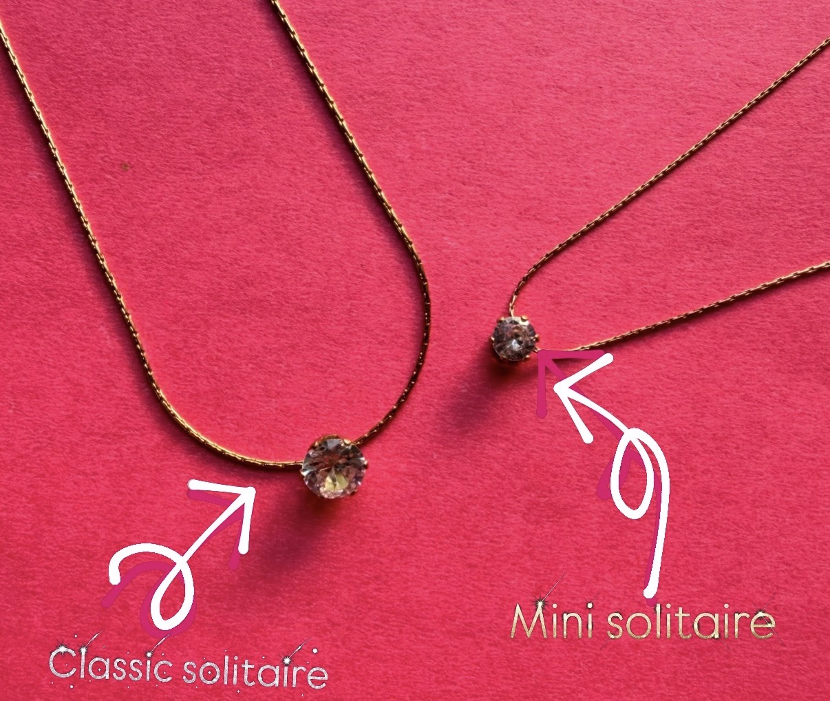 Classic solitaire pendent