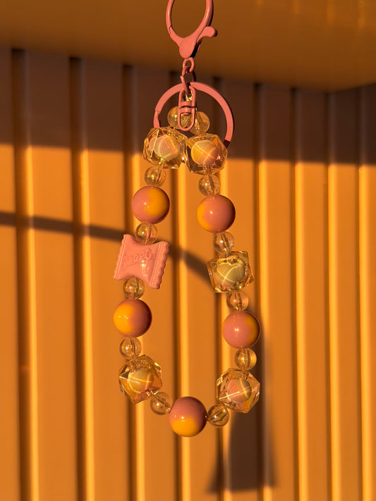 Lavender candy bag/phone charm