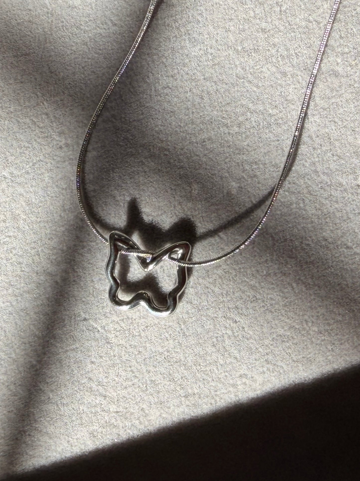 Butterfly Outline Pendant
