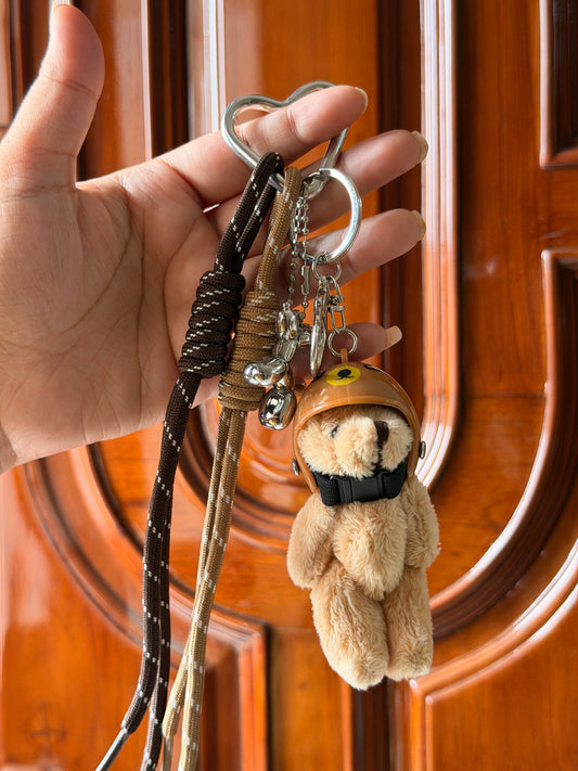 Snuggle Buddy Bear bag Charm
