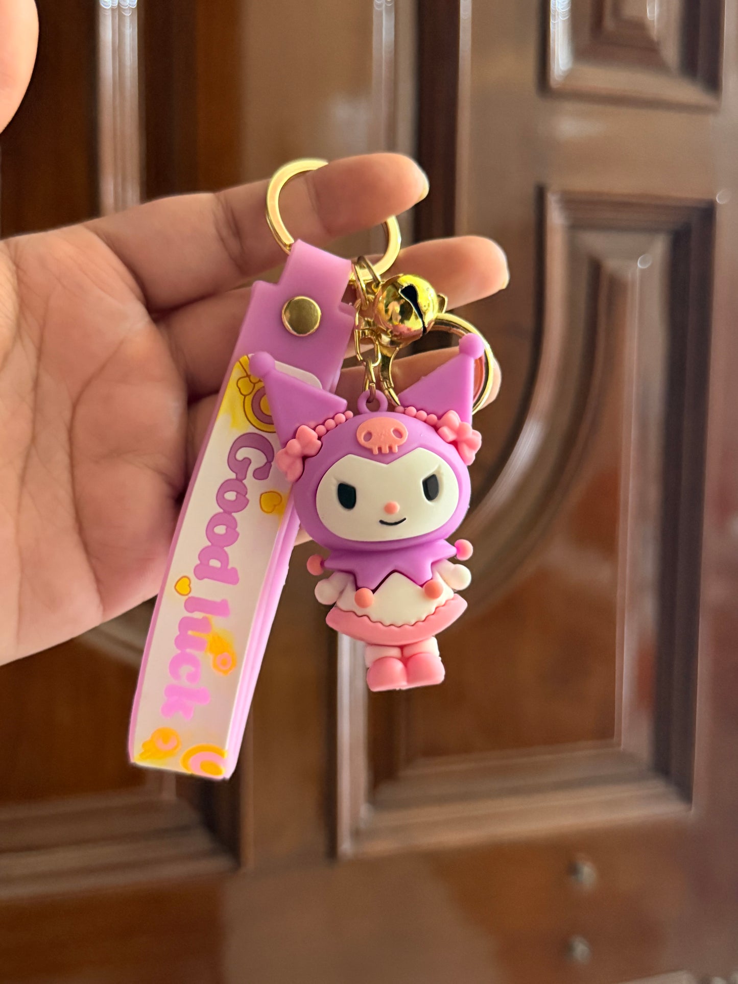 Kuromi silicon keychain