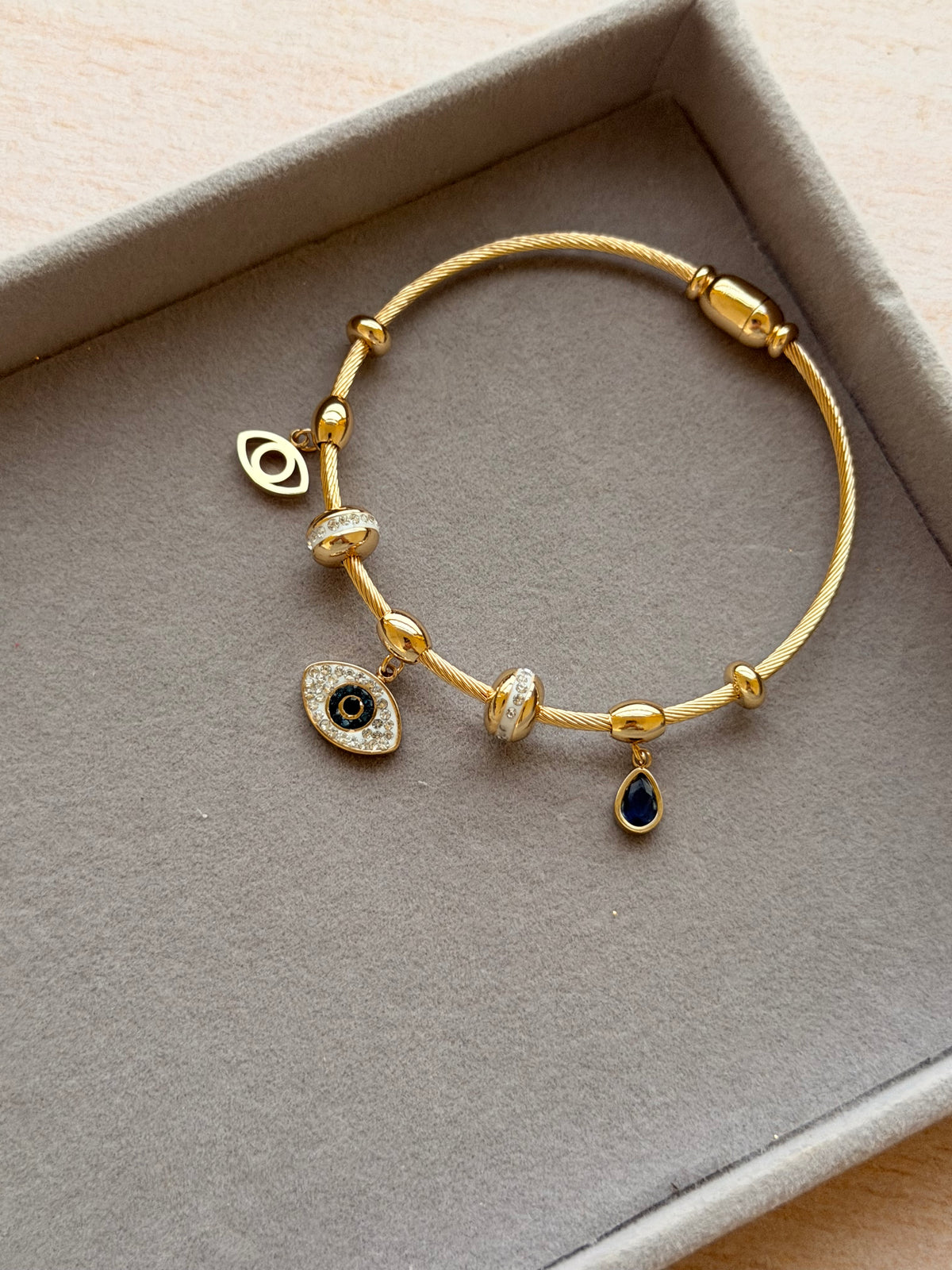 Evil Eye Luxe Charm Bracelet