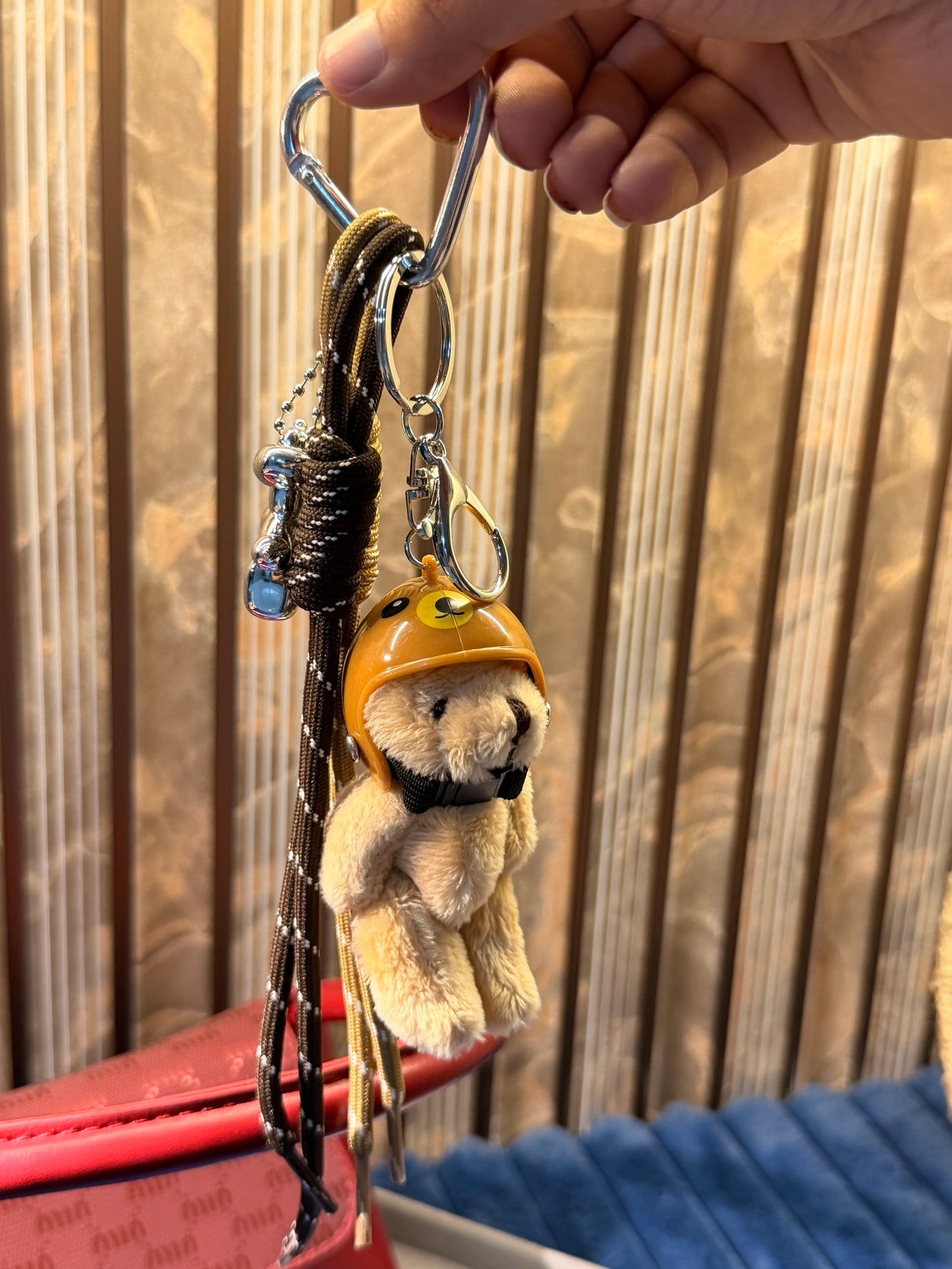 Snuggle Buddy Bear bag Charm