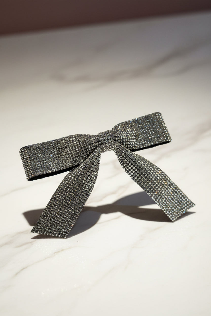 Glam knot bow (black)