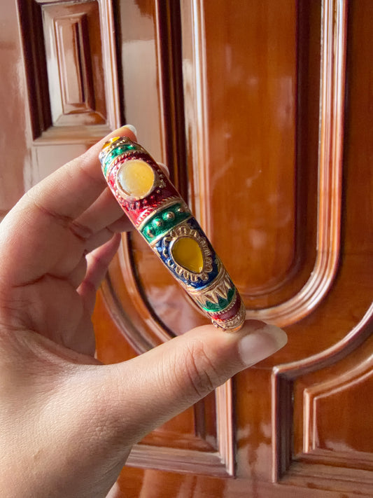 Classic meenakari kada (thin)