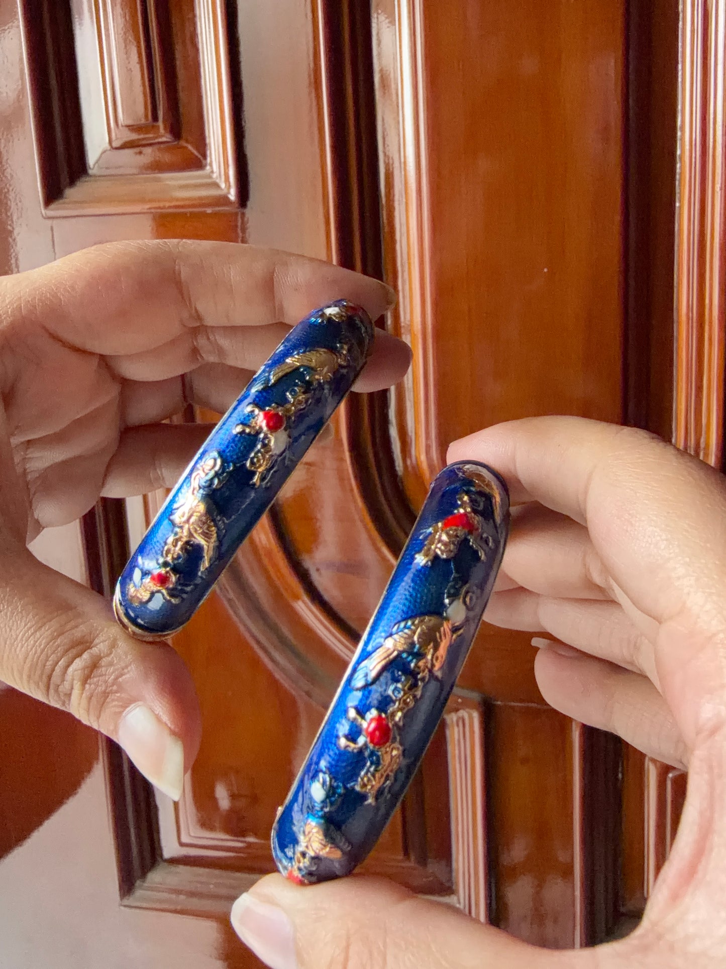 Midnight meenakari kada set