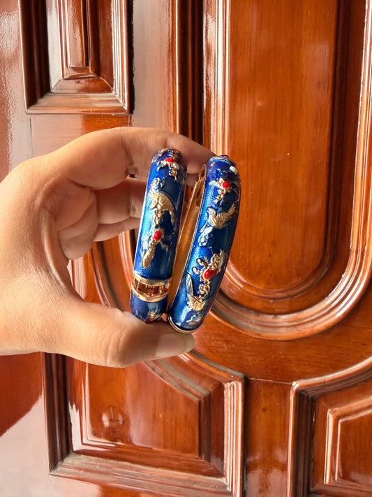 Midnight meenakari kada set