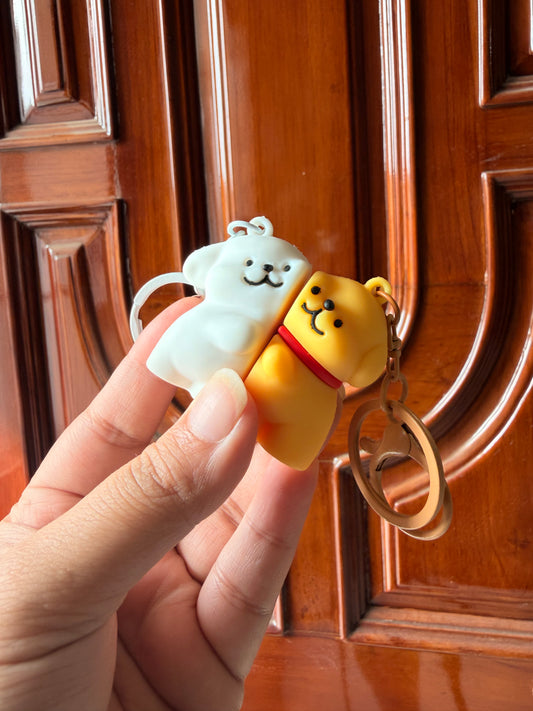 Paws Together Magnetic Keychain