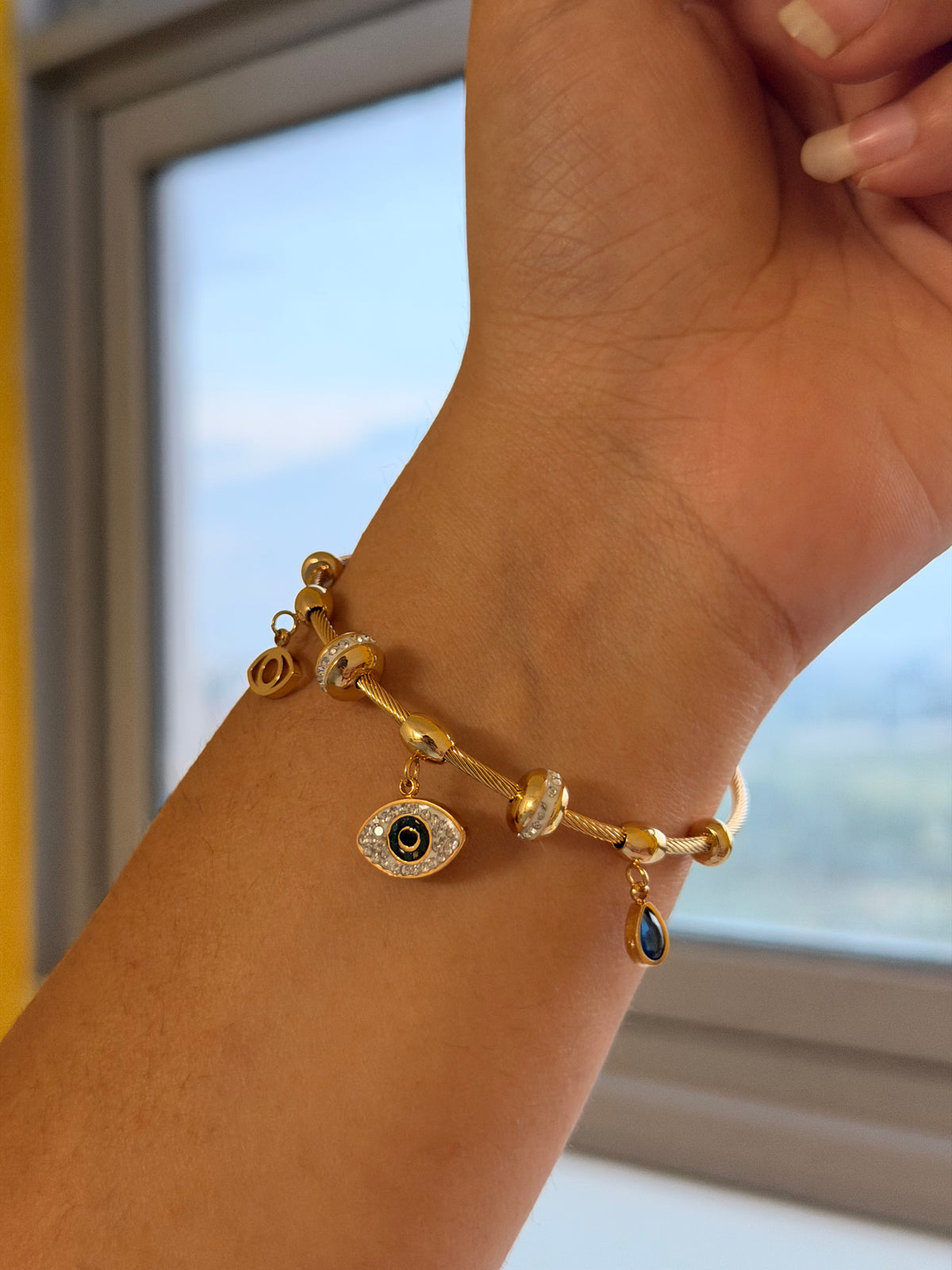 Evil Eye Luxe Charm Bracelet