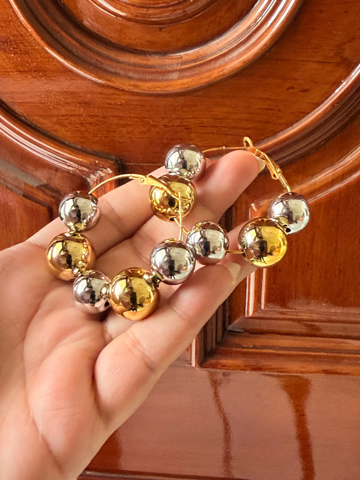 Golden Duo Ball Bracelet