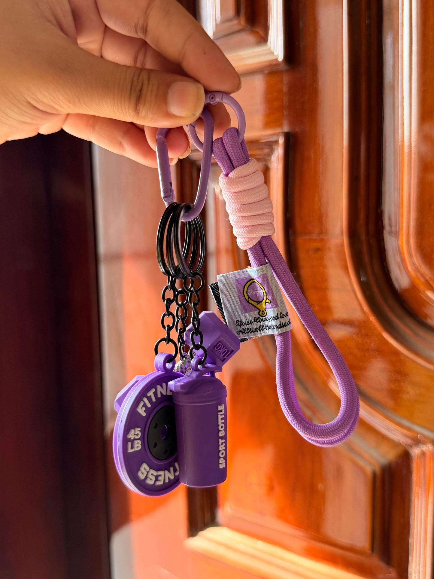 Fitness Gym Keychain