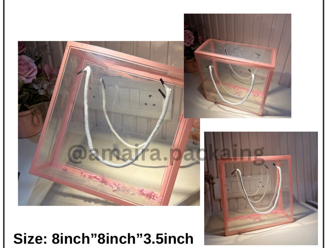 Acrylic hamper boxes (2 sizes available)