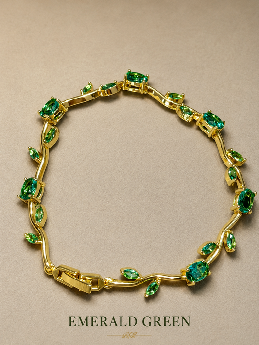 Tulip bracelet (emerald green)