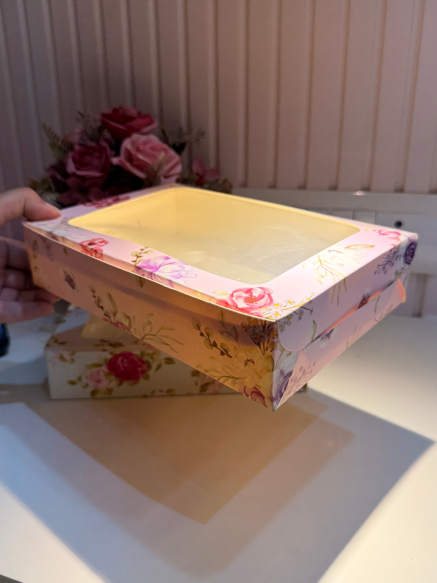 Floral large hamper box