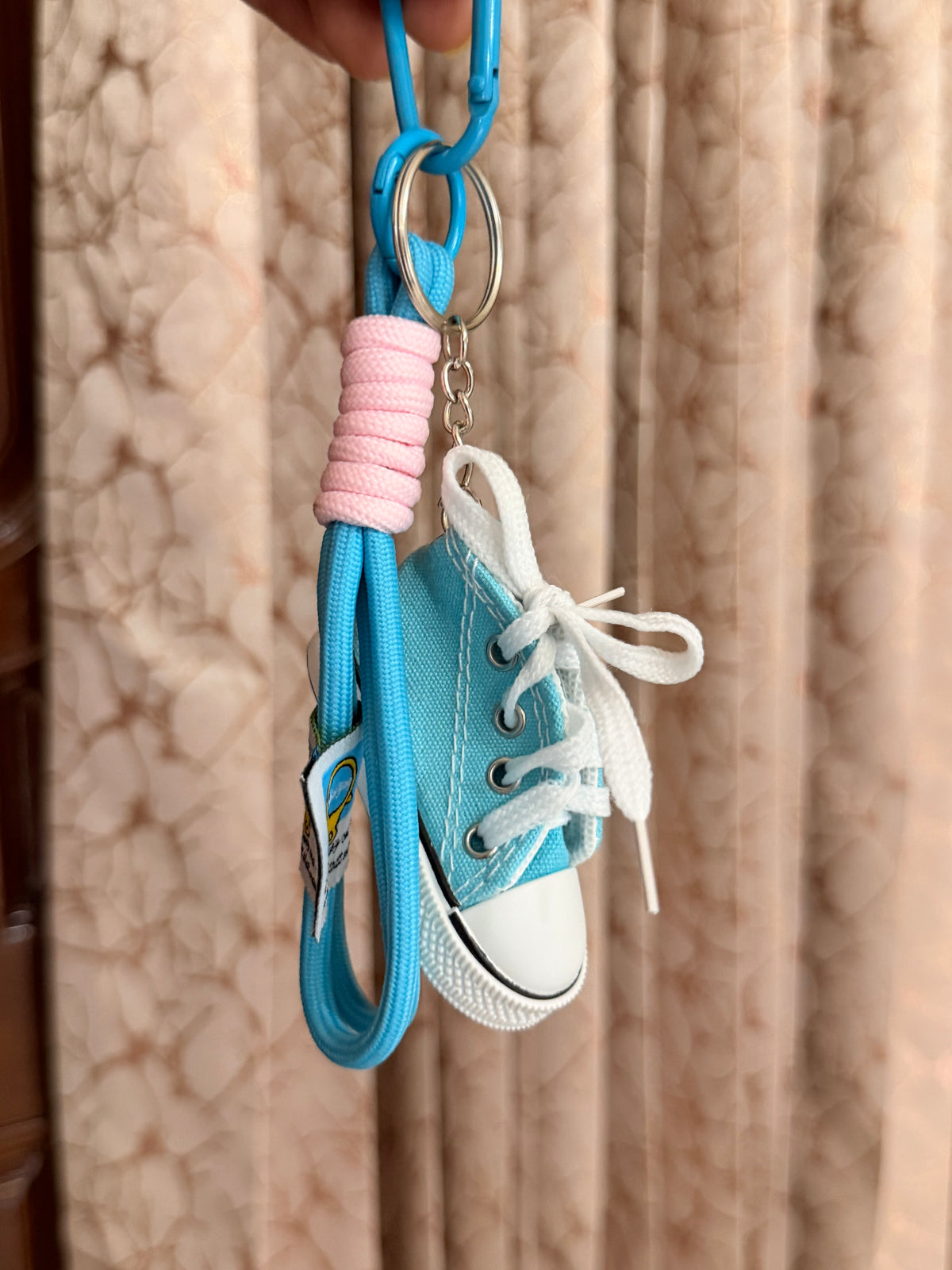Mini Sneaker & Rope Charm Keychain