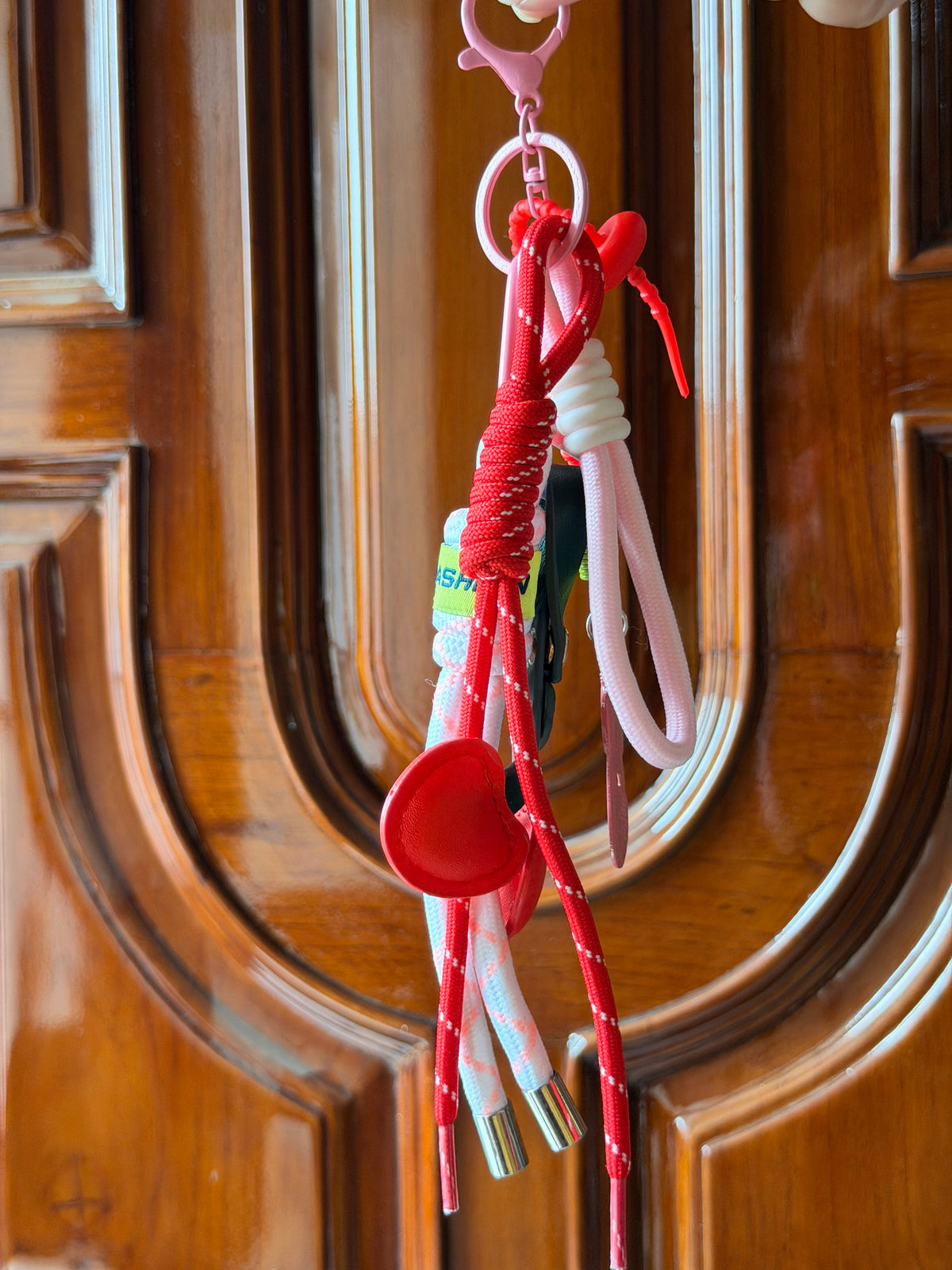 Cherry pop bag charm