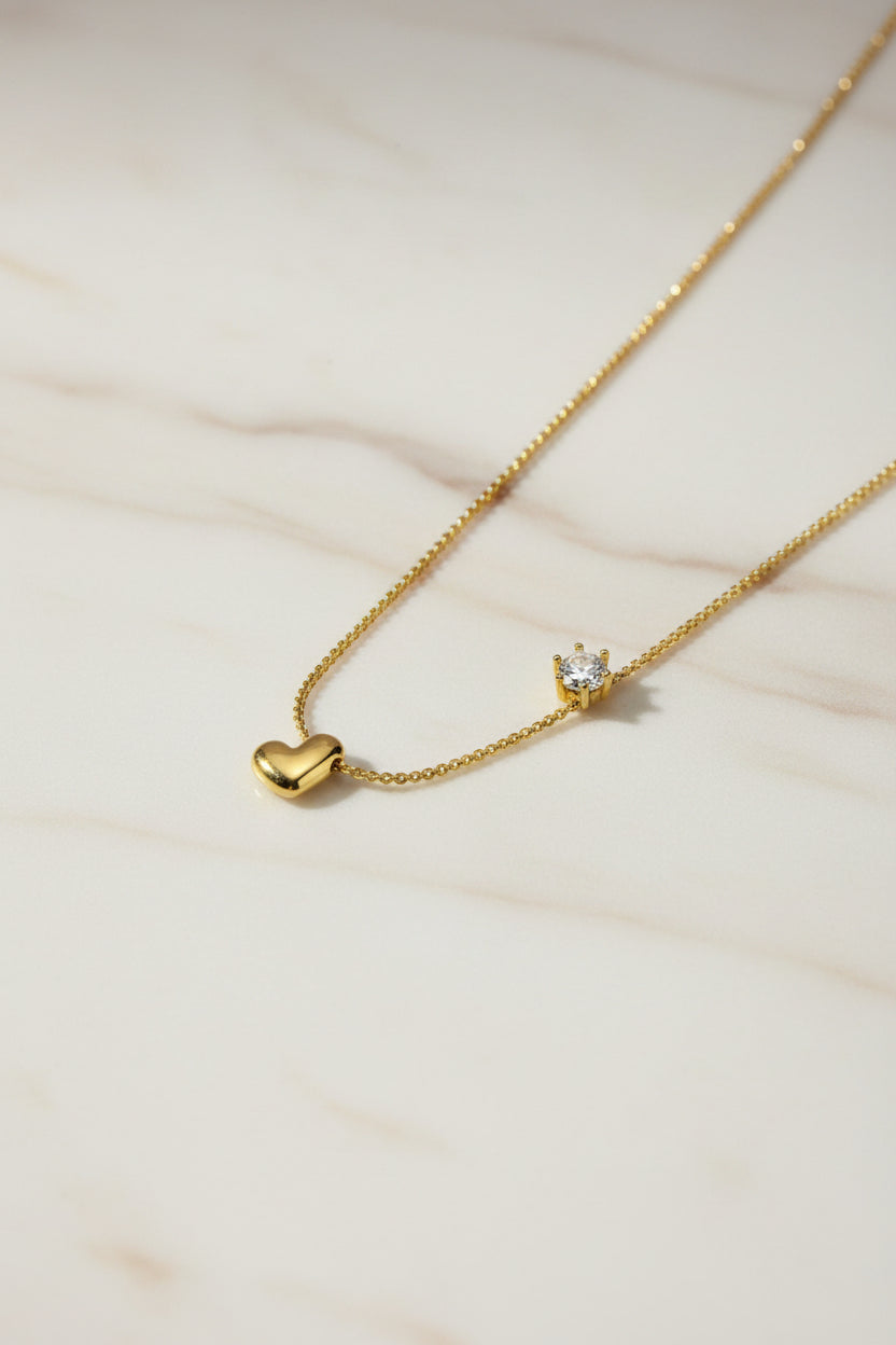 Spark & Heart Charm Pendant