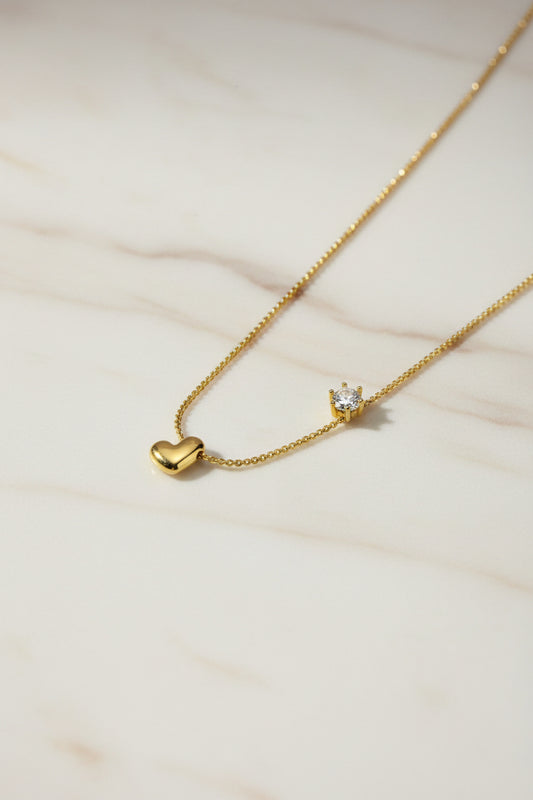 Spark & Heart Charm Pendant