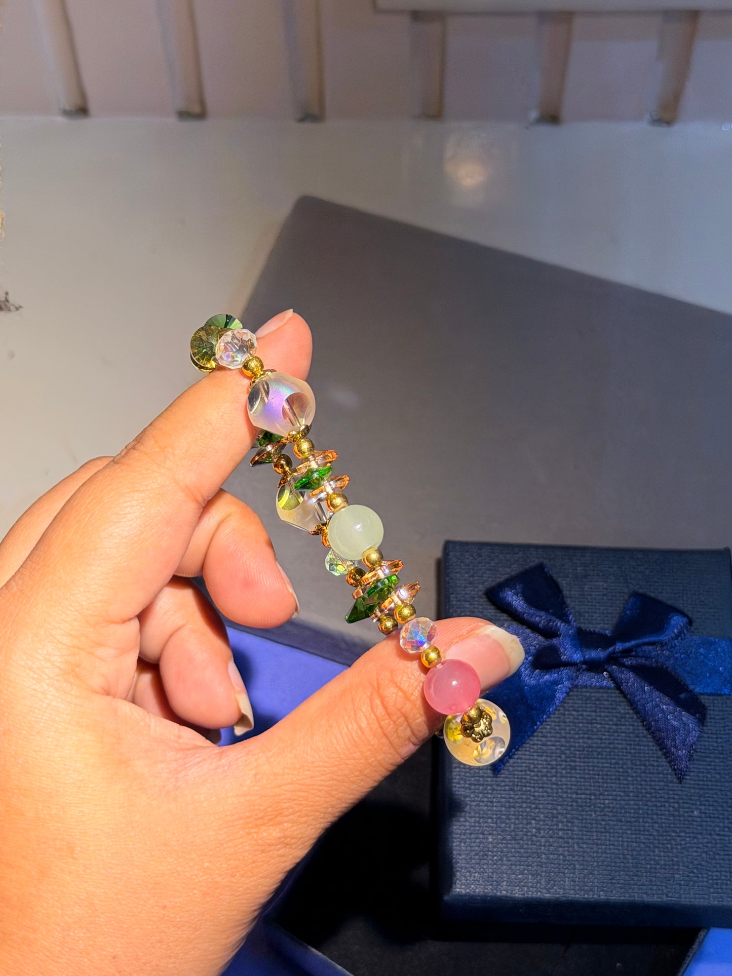Crystal aurora bracelet