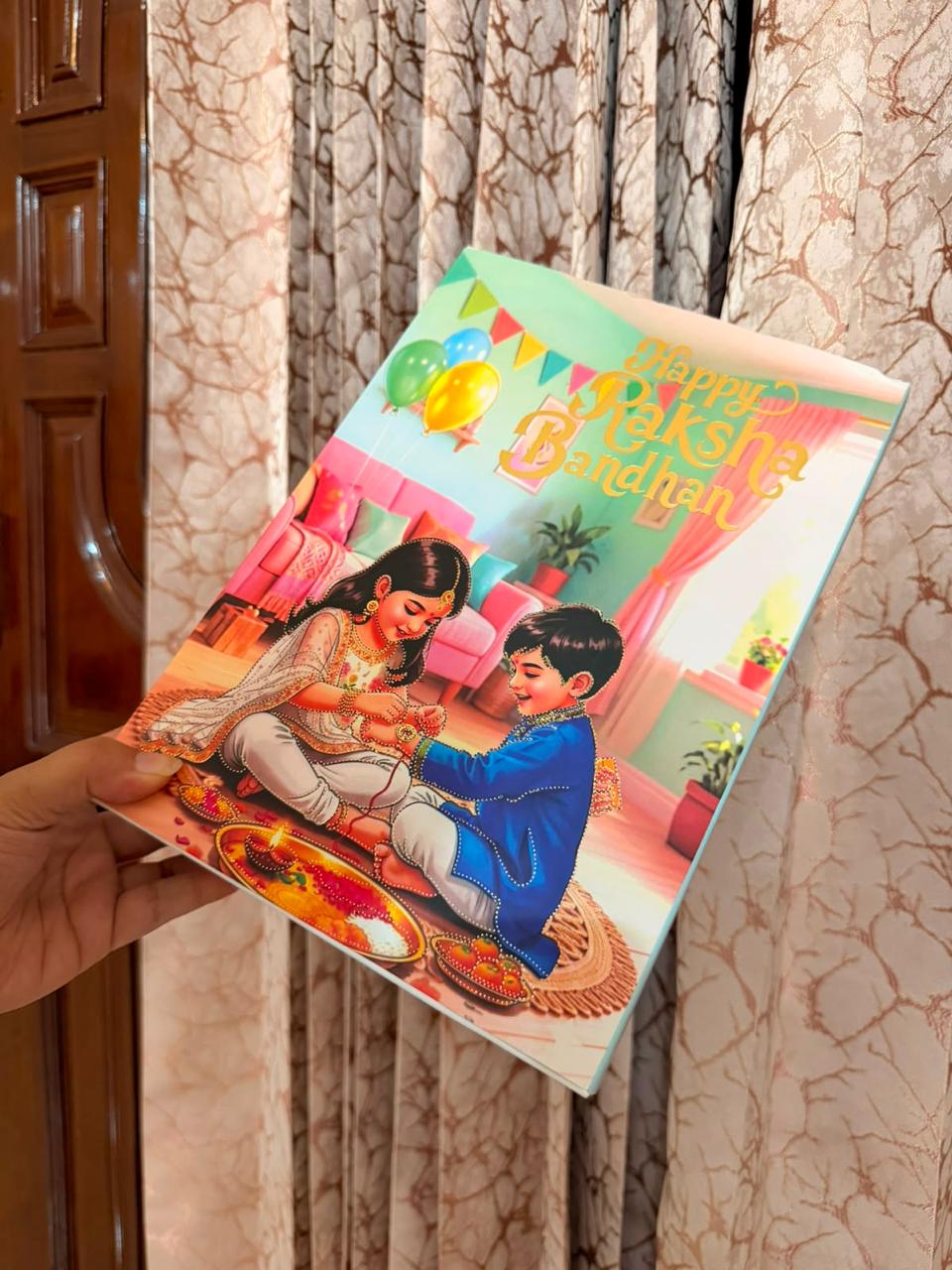 Pull out Rakshabandhan hamper box