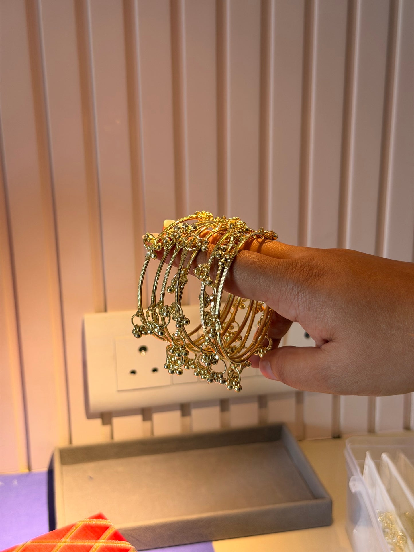 Kashmiri Bangles Box Set(8 bangles) 2”4 Size