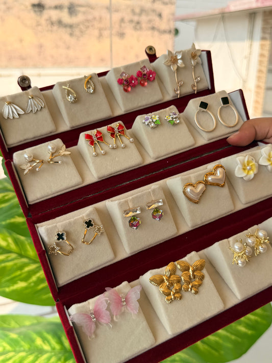 Viral Earring Organizer Box (16 Pairs)