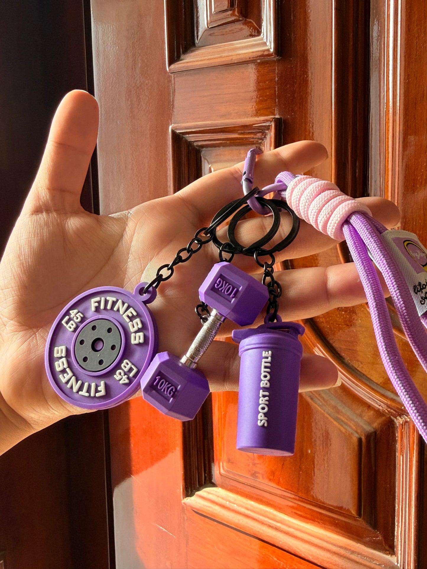 Fitness Gym Keychain