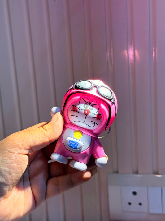 Doraemon face changing keychain