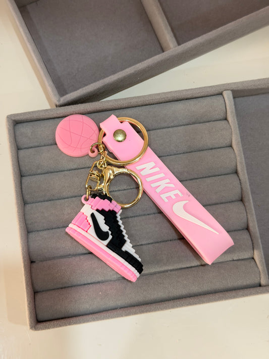 Nike silicon keychain (Pink)