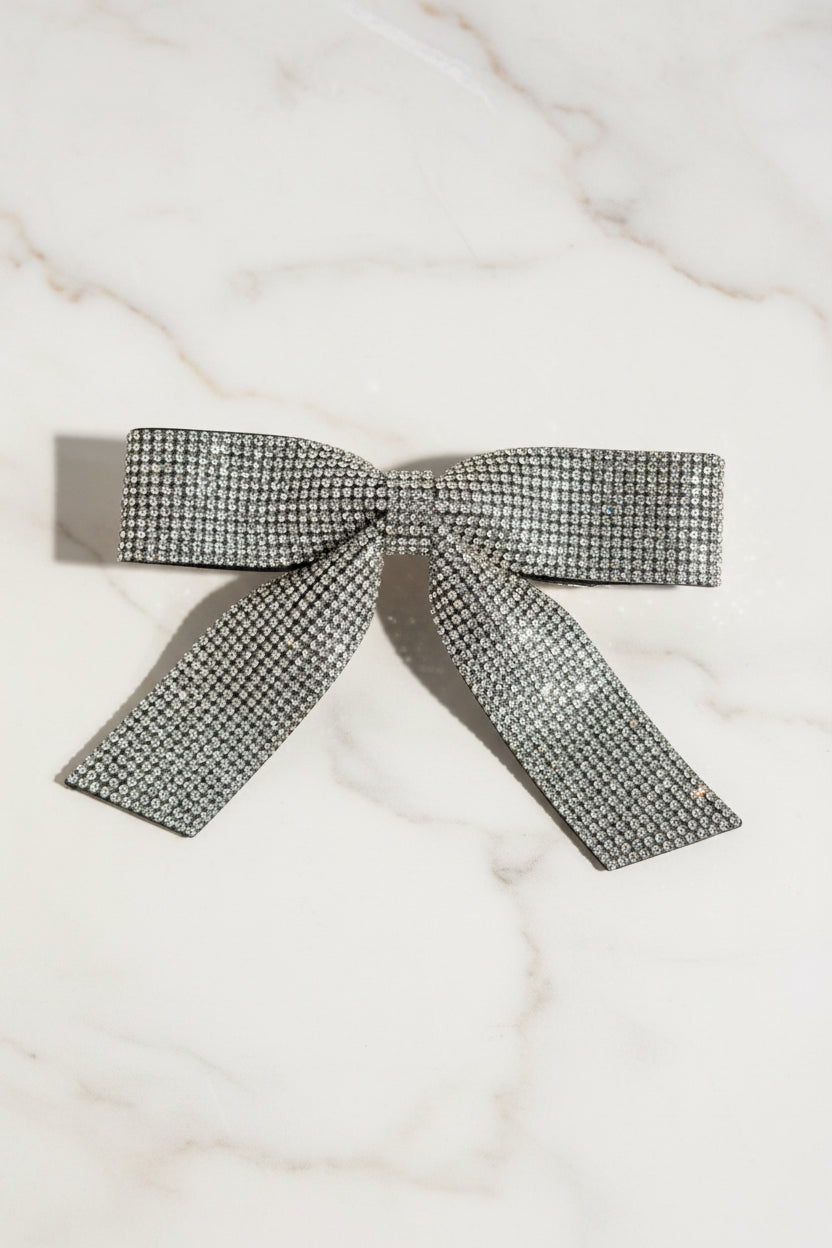 Glam knot bow (Silver)