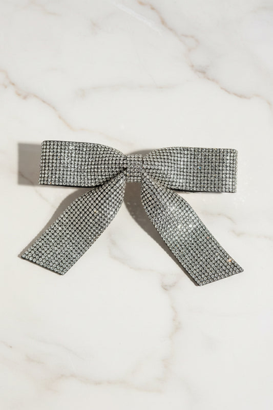Glam knot bow (Silver)