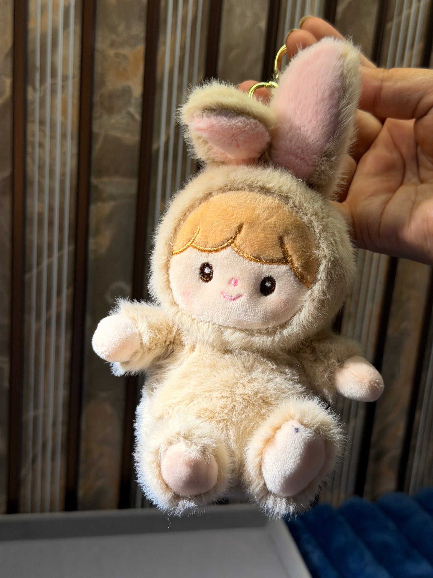 Beige Bunny Doll charm