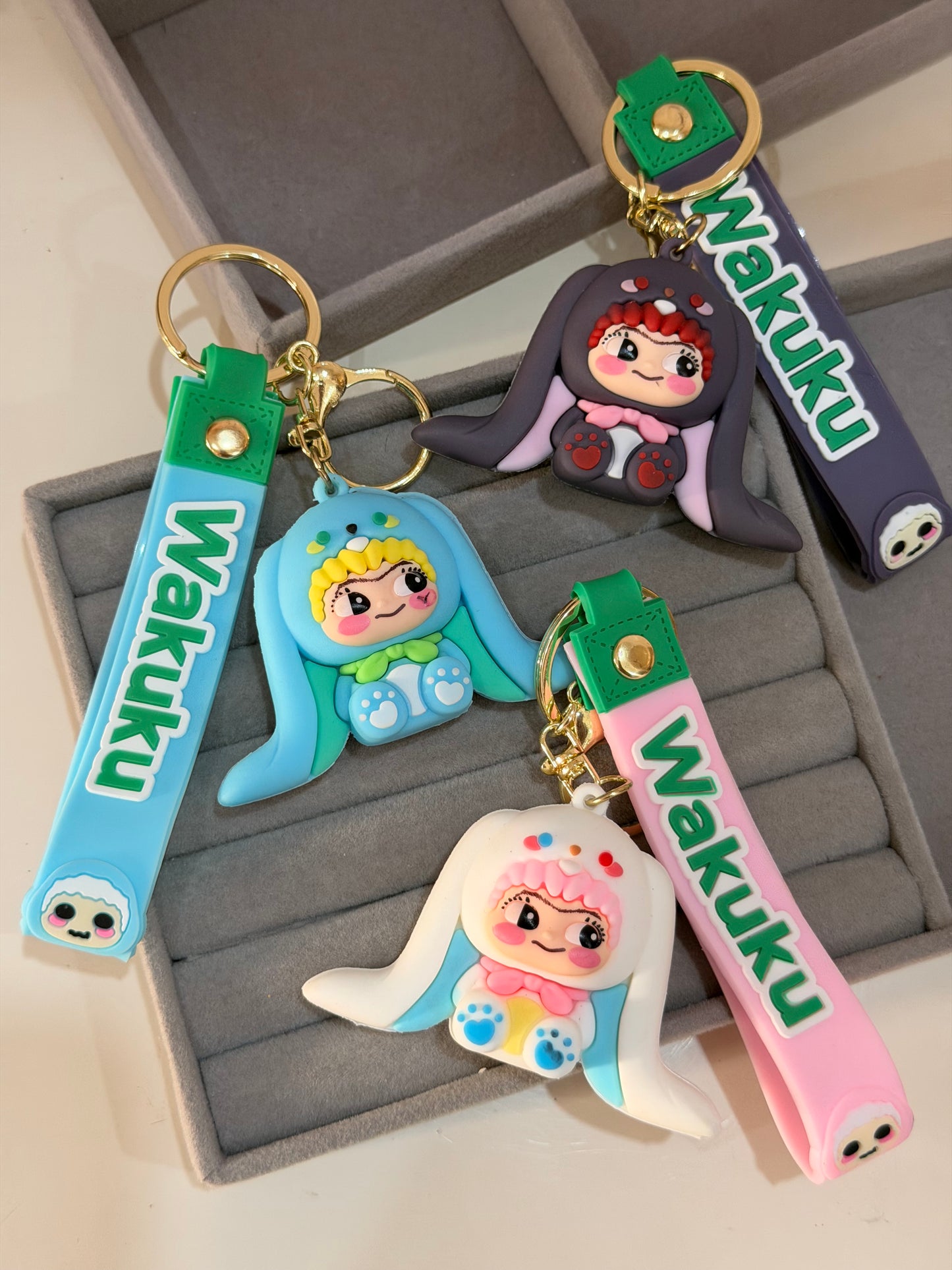 Cute silicon keychain