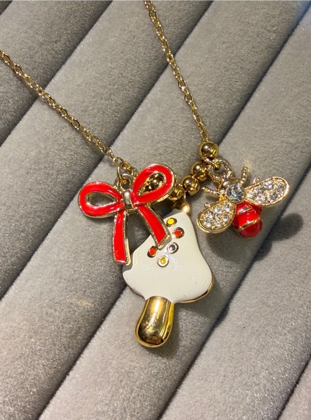 Sweet Treat Bow Charm Necklace