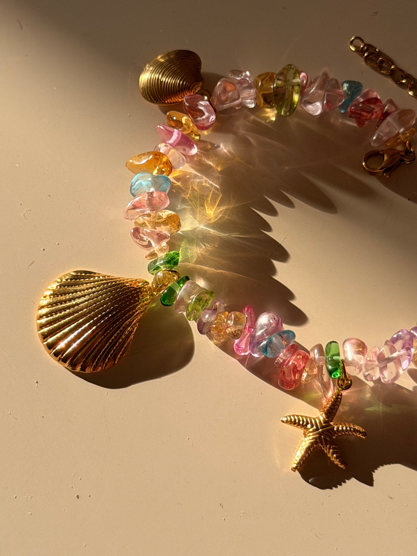 Mermaid glow charm bracelet