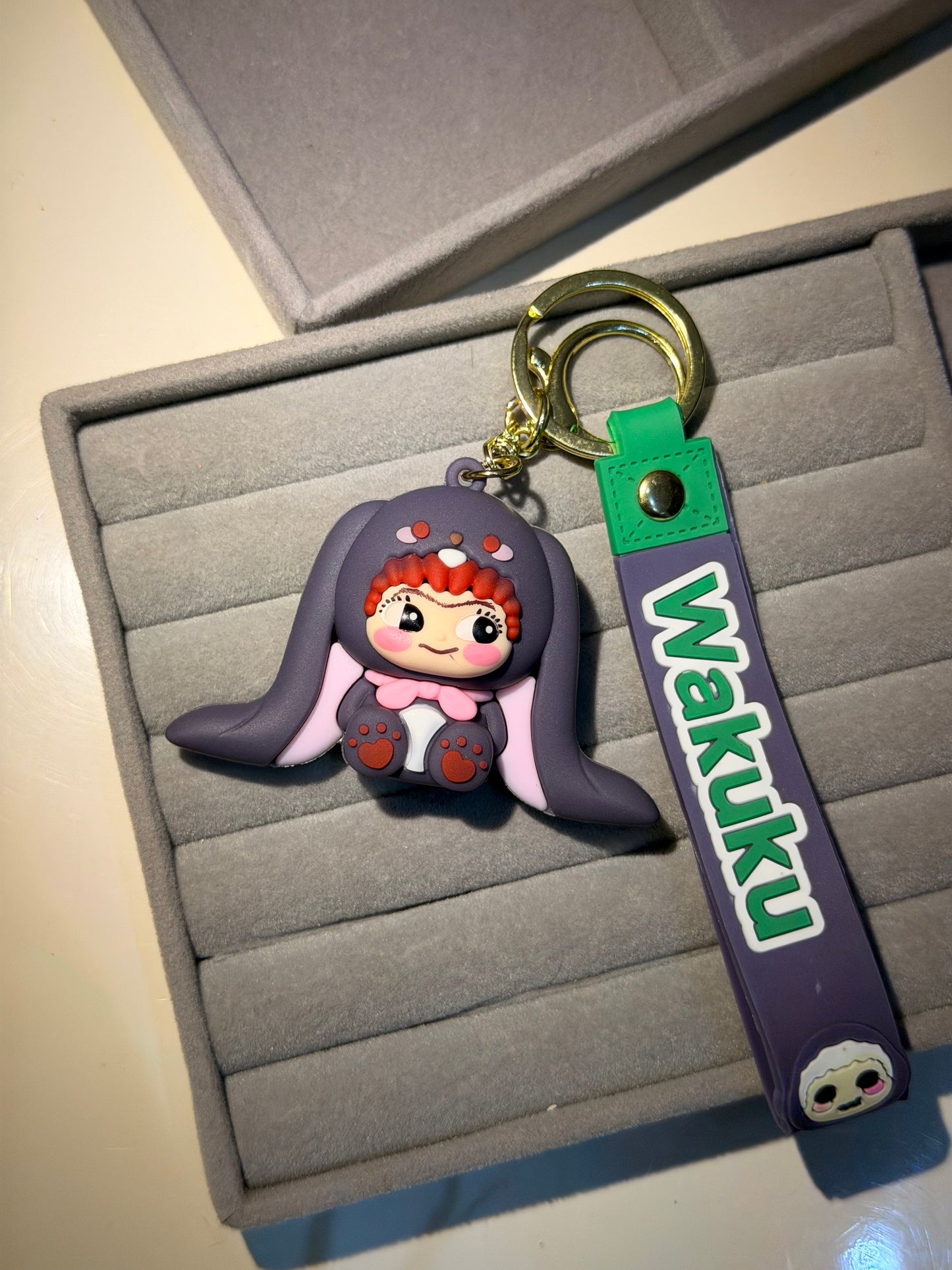 Cute silicon keychain