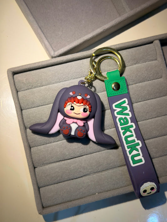 Cute silicon keychain