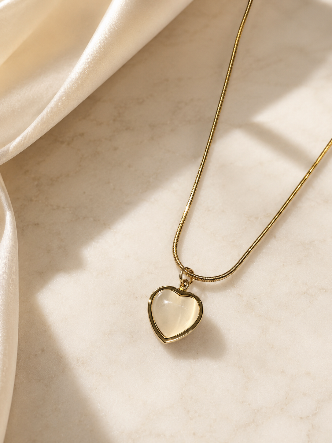 Moonlit Heart Pendant