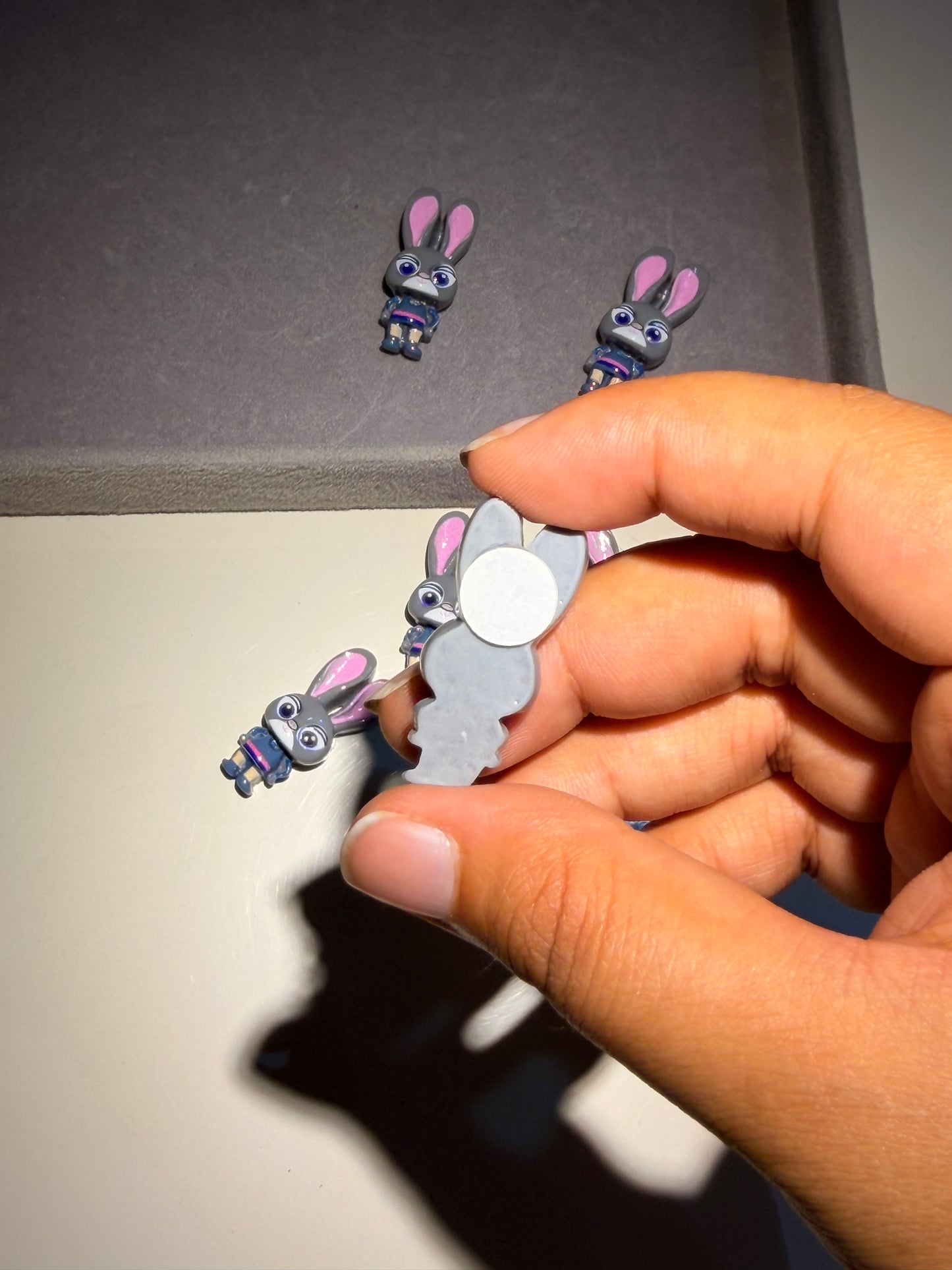 Stickable bunny charms (8pcs)