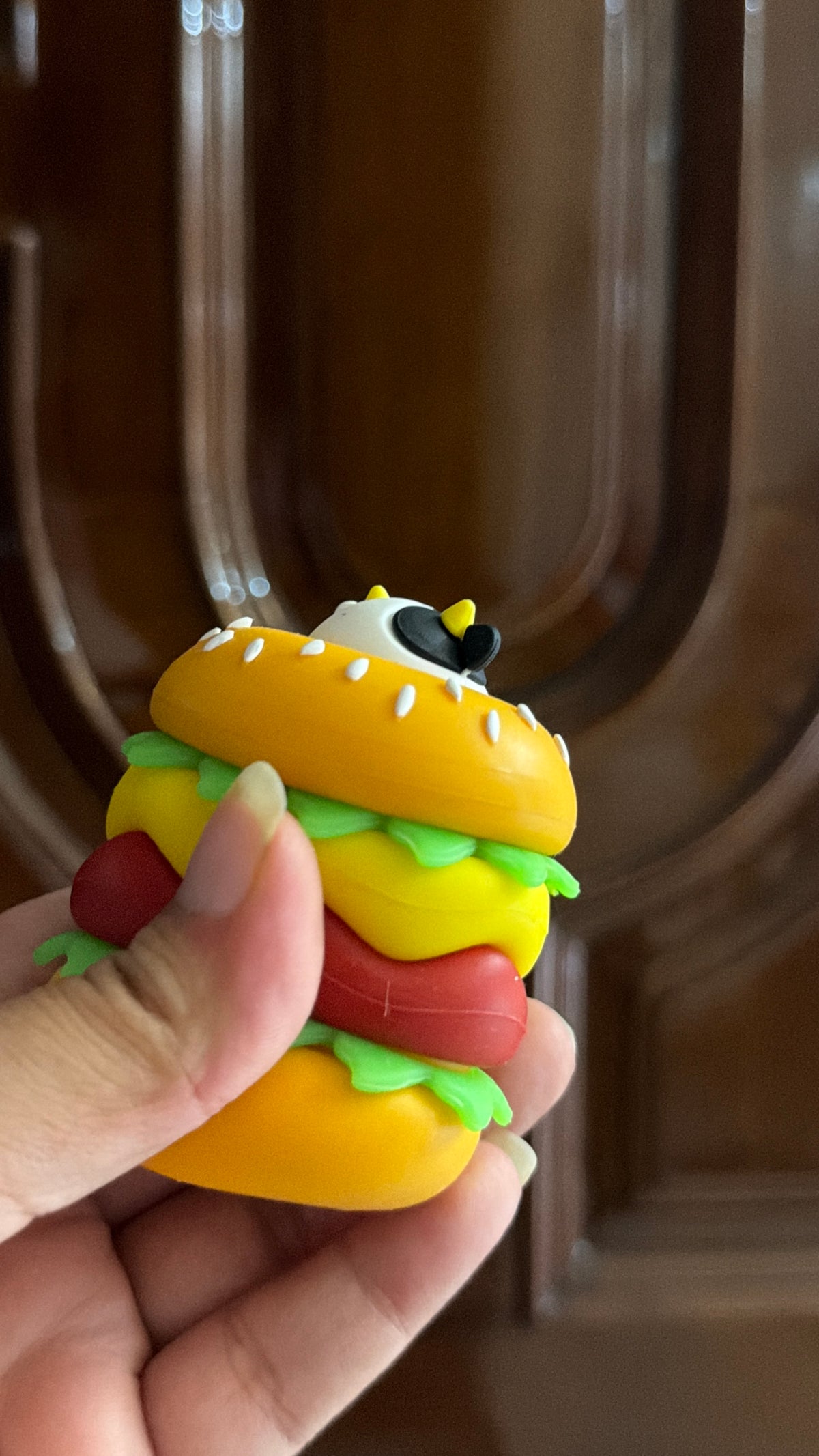 Squeeze me burger charm