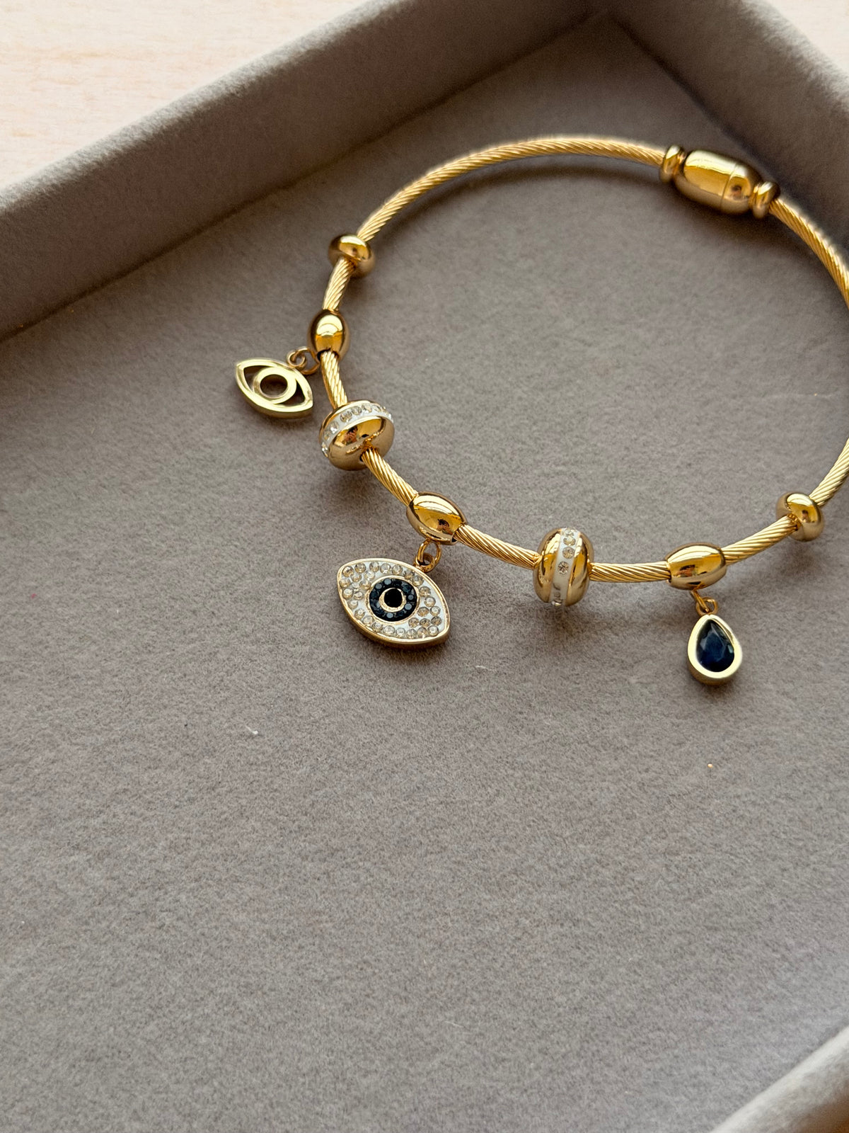 Evil Eye Luxe Charm Bracelet