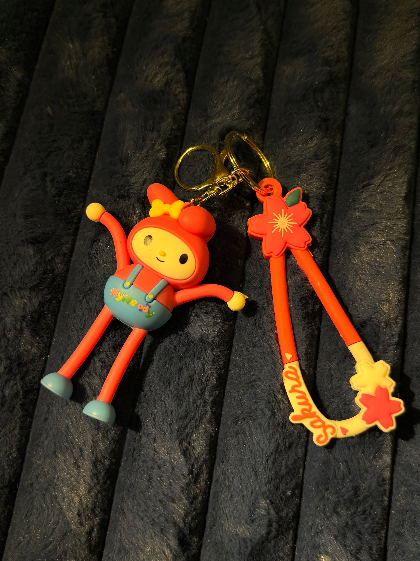 My melody silicon keychain