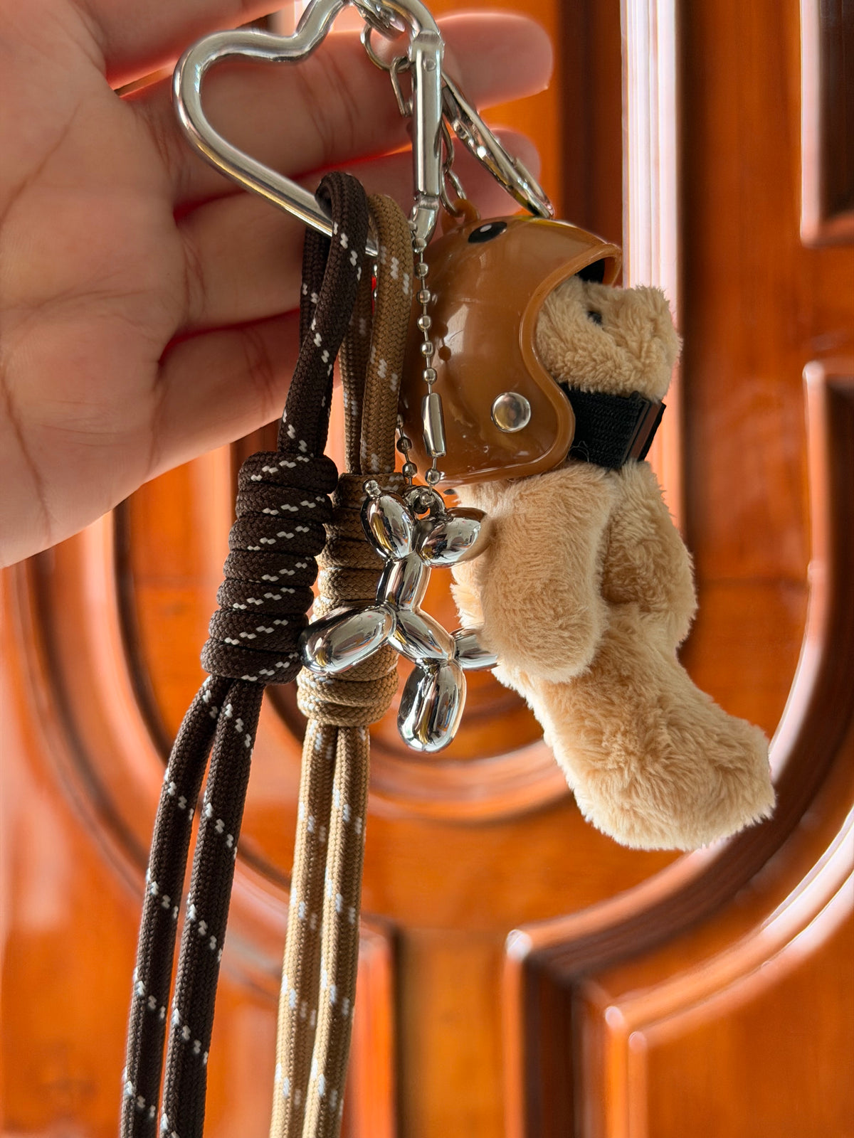 Snuggle Buddy Bear bag Charm